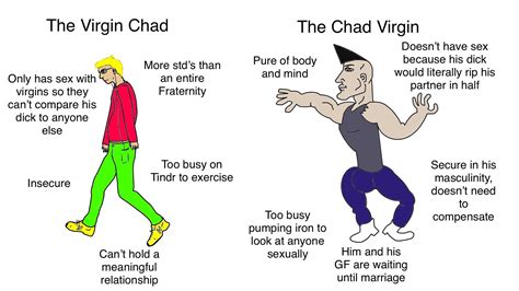 virgin chad|More.